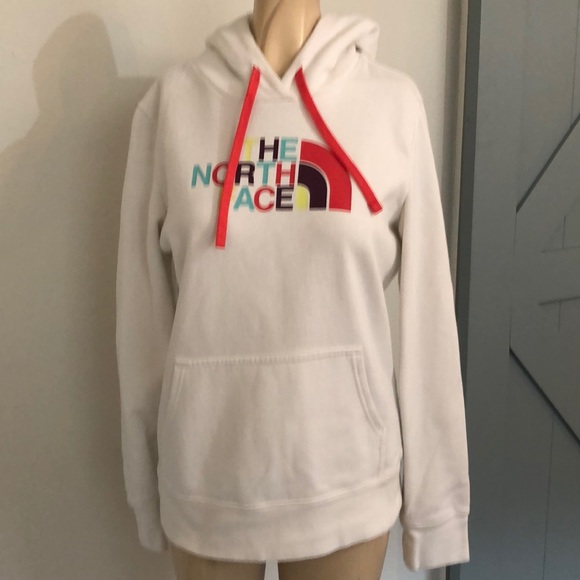 The North Face Jackets & Blazers - The North Face long sleeve hoodie white EUC